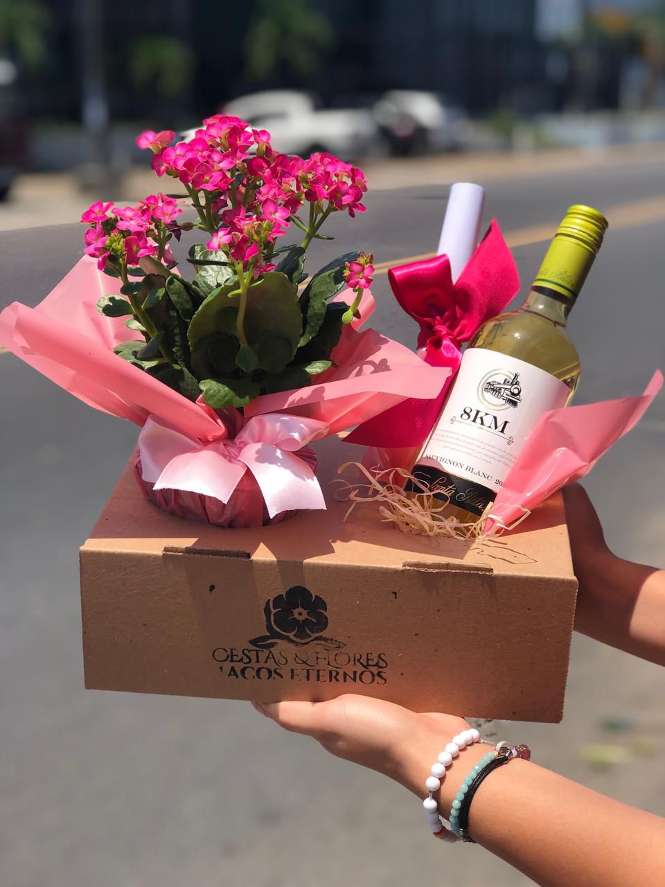 Kit Calandiva com Vinho