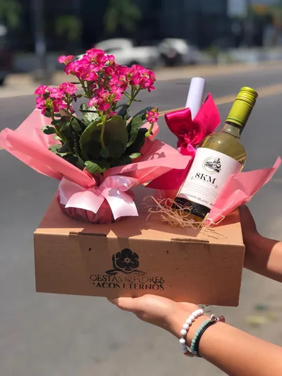 Kit Calandiva com Vinho