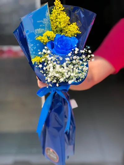 Rosa Unique Azul