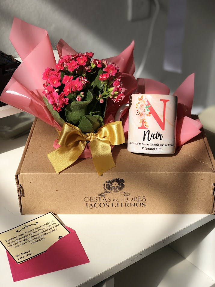 Kit Calandiva com Caneca Personalizada
