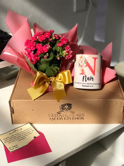 Kit Calandiva com Caneca Personalizada