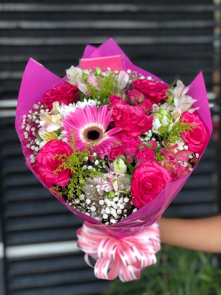 Buquê Comemoraçoes Rosa Pink