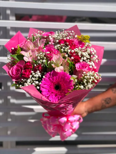 Buquê Comemoraçoes Rosa Pink