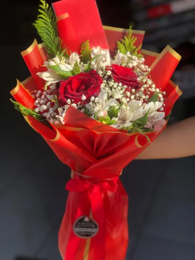 Ramalhete Duo Vermelho Premium