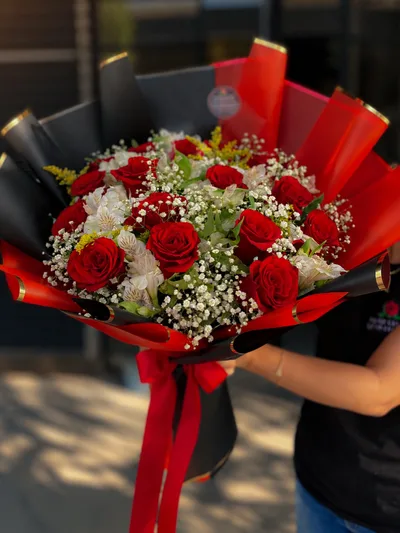 Buquê Luxury 17 Rosas