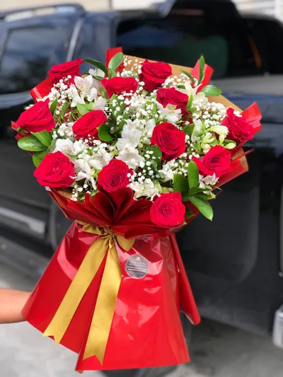 Buquê 12 Rosas Premium