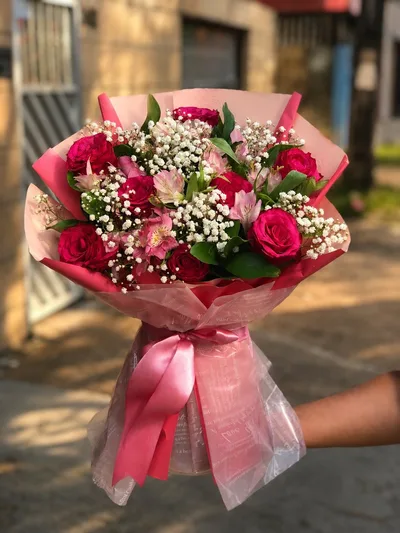 Buquê 08 Rosas Premium