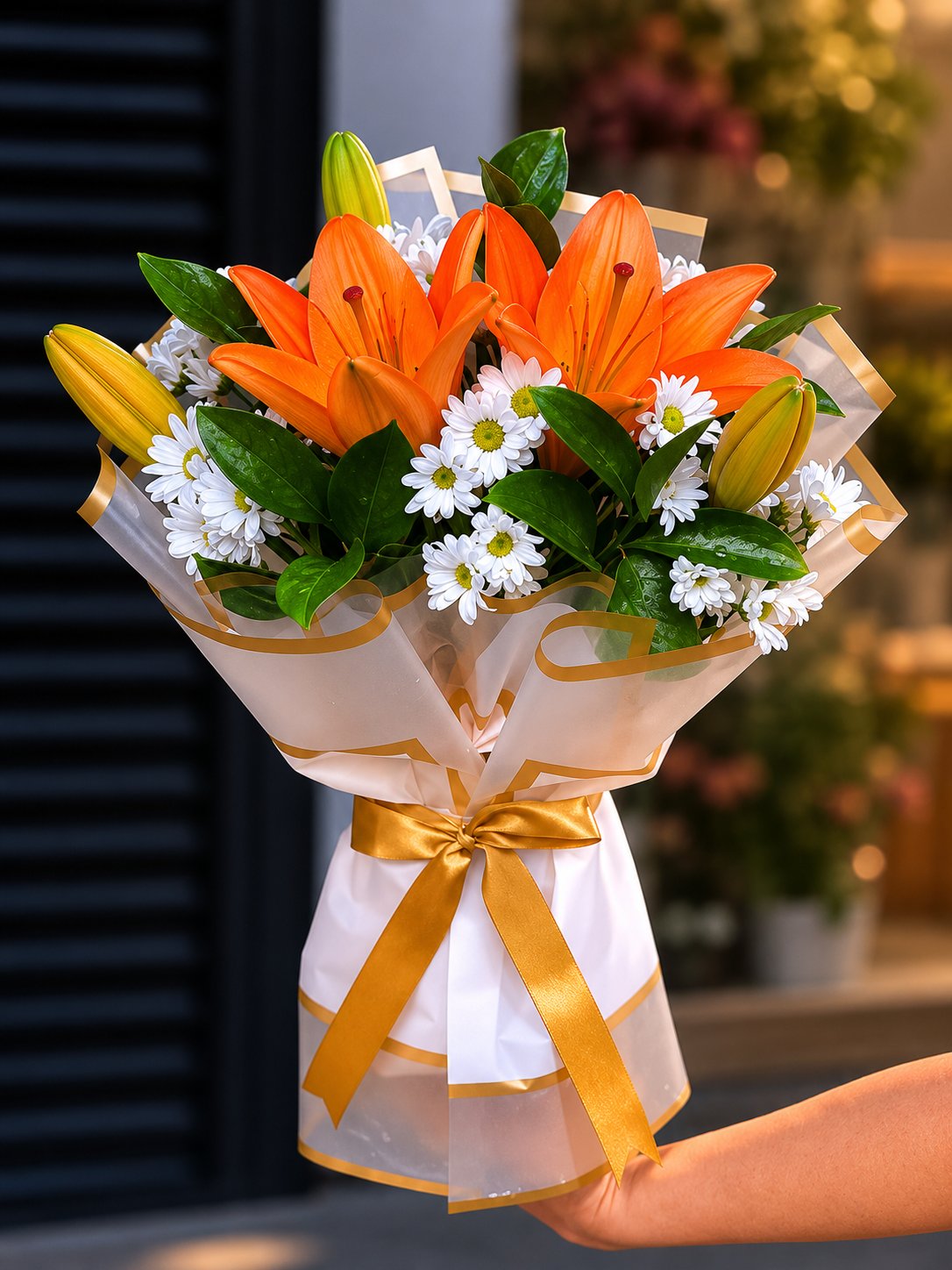 Buquê Golden Lily