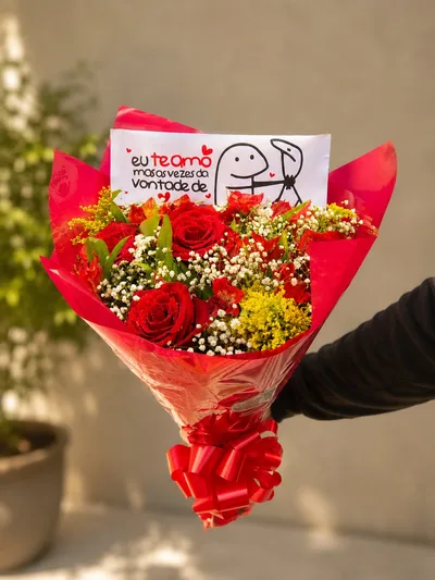 Buquê com Barra Flork
